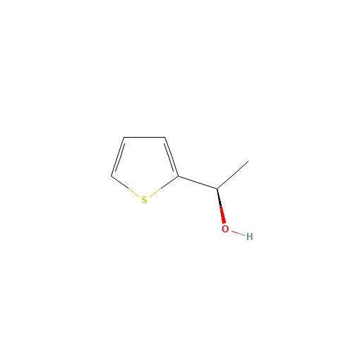 (1R)-1-(2-THIENYL)ETHANOL (CAS: 86527-10-8) - Chemical Structure and Molecular Formula 
