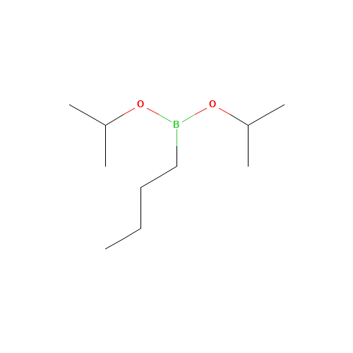 BUTYLDIISOPROPOXYBORANE (CAS: 86595-32-6) - Chemical Structure and Molecular Formula 