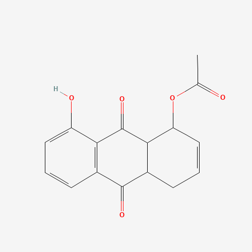 1-ACETOXY-8-HYDROXY-1,4,4A,9A-TETRAHYDROANTHRAQUINONE (CAS: 86668-63-5) - Related Chemical Product