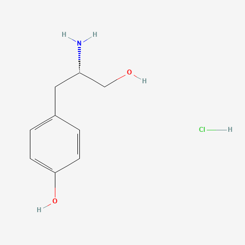 L-Tyrosinol hydrochloride (CAS: 87745-27-5) - Chemical Structure and Molecular Formula 