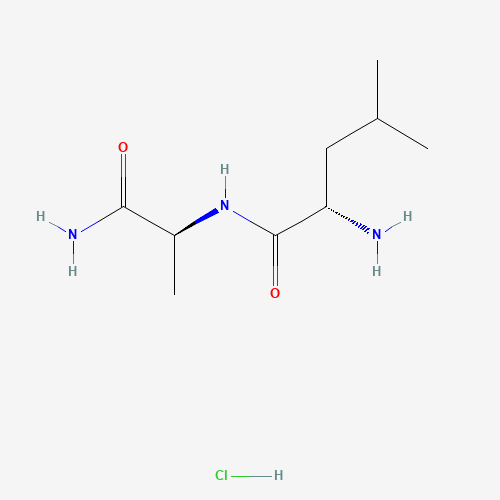 H-LEU-ALA-NH2 HCL (CAS: 87831-94-5) - Chemical Structure and Molecular Formula 