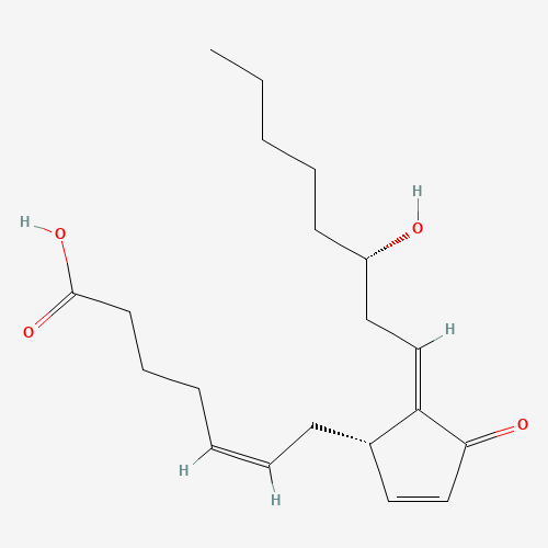 DELTA12-PROSTAGLANDIN J2 (CAS: 87893-54-7) - Chemical Structure and Molecular Formula 