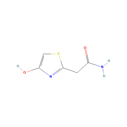 2-(4-HYDROXY-THIAZOL-2-YL)ACETAMIDE (CAS: 87947-94-2) - Chemical Structure and Molecular Formula 