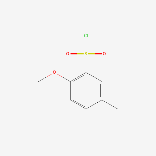 6-METHOXY-M-TOLUENESULFONYL CHLORIDE (CAS: 88040-86-2) - Chemical Structure and Molecular Formula 