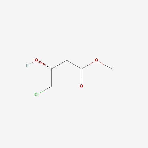 (R)-4-CHLORO-3-HYDROXYBUTYRIC ACID METHYL ESTER (CAS: 88496-70-2) - Chemical Structure and Molecular Formula 
