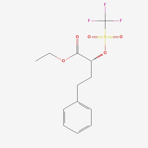 Ethyl (R)-4-phenyl-2-[[(trifluoromethyl)sulfonyl]oxy]butyrate (CAS: 88767-98-0) - Related Chemical Product