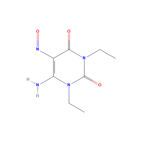 1,3-DIETHYL-5-NITROSO-6-AMINOURACIL (CAS: 89073-60-9) - Related Chemical Product