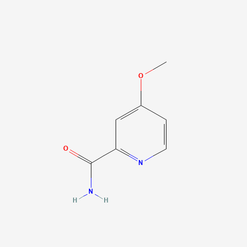 4-METHOXY-PYRIDINE-2-CARBOXYLIC ACID AMIDE (CAS: 90151-10-3) - Chemical Structure and Molecular Formula 