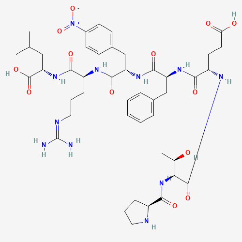 H-PRO-THR-GLU-PHE-P-NITRO-PHE-ARG-LEU-OH (CAS: 90331-82-1) - Related Chemical Product
