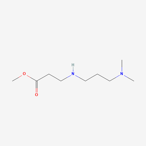 3-(3-DIMETHYLAMINO-PROPYLAMINO)-PROPIONIC ACID METHYL ESTER (CAS: 90796-69-3) - Chemical Structure and Molecular Formula 