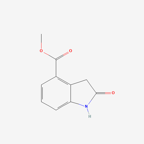 Methyl 2-oxindole-4-carboxylate (CAS: 90924-46-2) - Chemical Structure and Molecular Formula 