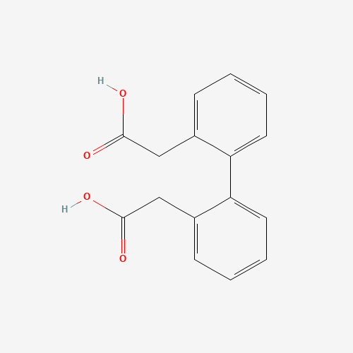 BIPHENYL-2,2'-DIACETONITRILE (CAS: 93012-30-7) - Chemical Structure and Molecular Formula 