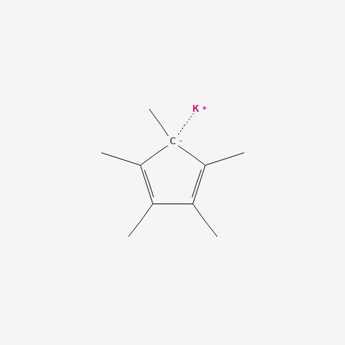 POTASSIUM PENTAMETHYLCYCLOPENTADIENIDE (CAS: 94348-92-2) - Chemical Structure and Molecular Formula 