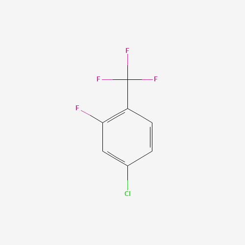 4-Chloro-2-fluorobenzotrifluoride (CAS: 94444-59-4) - Chemical Structure and Molecular Formula 