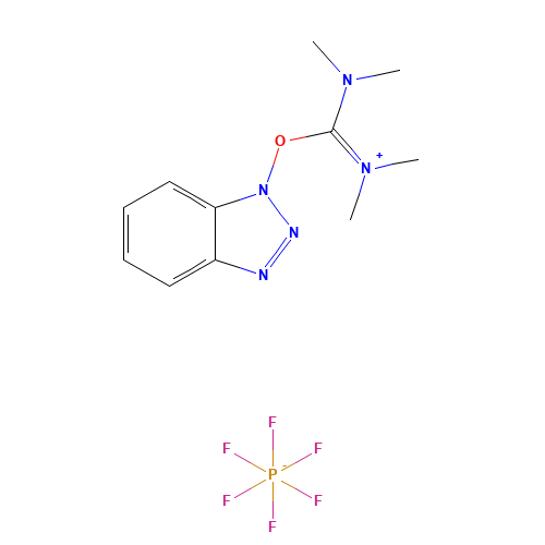 2-(1H-Benzotriazole-1-yl)-1,1,3,3-tetramethyluronium hexafluorophosphate (CAS: 94790-37-1) - Related Chemical Product