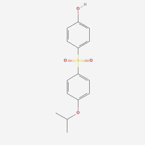 4-Hydroxy-4'-isopropoxydiphenylsulfone (CAS: 95235-30-6) - Chemical Structure and Molecular Formula 