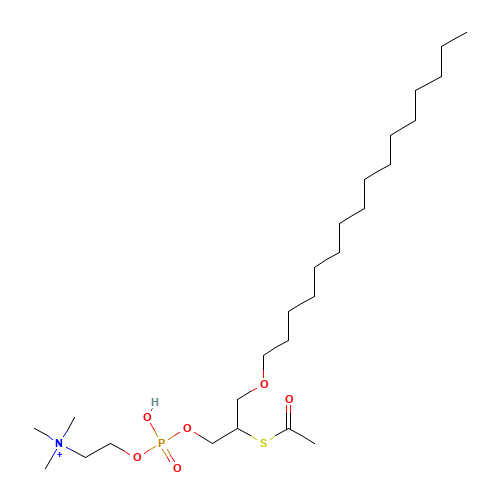 1-O-HEXADECYL-2-DEOXY-2-THIO-S-ACETYL-SN-GLYCERYL-3-PHOSPHORYLCHOLINE (CAS: 96801-55-7) - Related Chemical Product