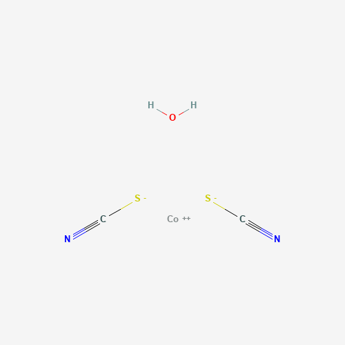 COBALT(II)THIOCYANATE HYDRATE (CAS: 97126-35-7) - Chemical Structure and Molecular Formula 