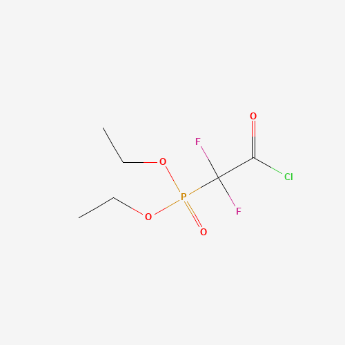 (CHLOROCARBONYLDIFLUOROMETHYL)PHOSPHONIC ACID DIETHYL ESTER (CAS: 97480-49-4) - Chemical Structure and Molecular Formula 