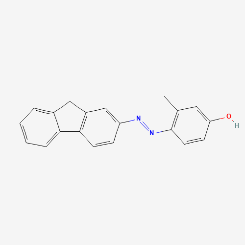 FLUORENE-2-AZO-2'-METHYL-4'-HYDROXYBENZENE (CAS: 97993-15-2) - Chemical Structure and Molecular Formula 