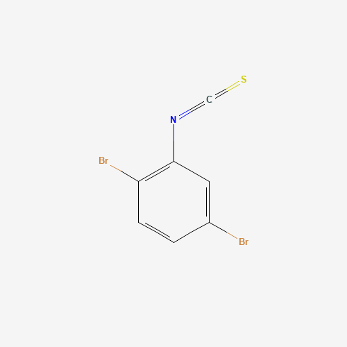 2,5-DIBROMOPHENYL ISOTHIOCYANATE (CAS: 98041-67-9) - Chemical Structure and Molecular Formula 