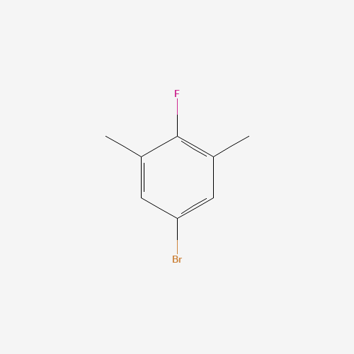 5-BROMO-2-FLUORO-M-XYLENE (CAS: 99725-44-7) - Chemical Structure and Molecular Formula 