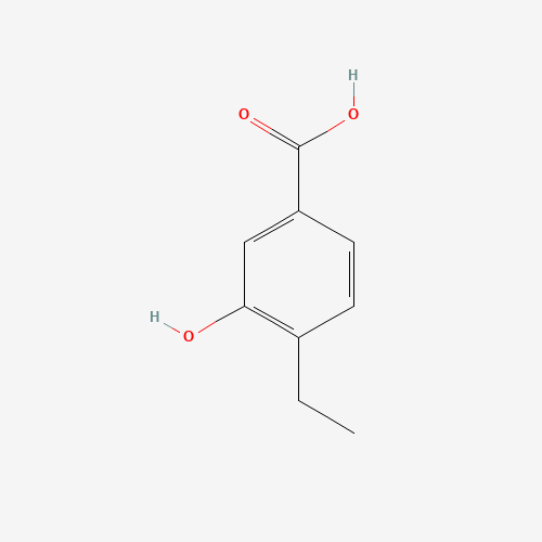 4-ETHYL-3-HYDROXYBENZOIC ACID chemical structure 4-ETHYL-3-HYDROXYBENZOIC ACID (CAS: 100523-85-1) - Chemical Structure and Molecular Formula