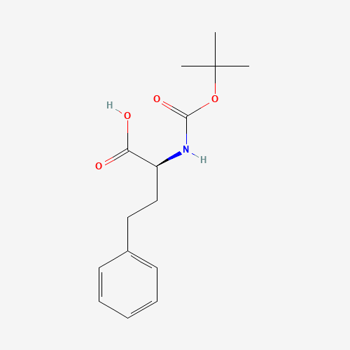 Boc-L-homophenylalanine (CAS: 100564-78-1) - Chemical Structure and Molecular Formula 