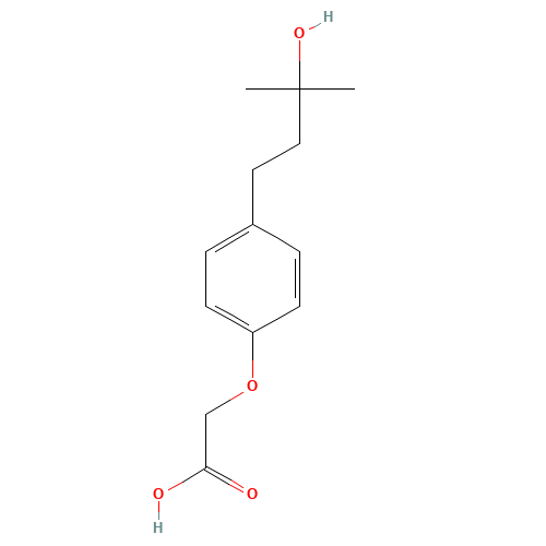(4(3-HYDROXY-3-METHYL-BUTYL)-PHENOXY)-ACETIC ACID (CAS: 101268-32-0) - Related Chemical Product