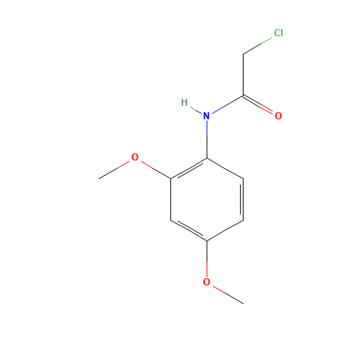 N1-(2,4-DIMETHOXYPHENYL)-2-CHLOROACETAMIDE (CAS: 101908-41-2) - Chemical Structure and Molecular Formula 