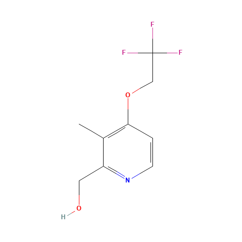2-Hydroxymethyl-3-methyl-4-(2,2,2-trifluoroethoxy)pyridine hydrochloride (CAS: 103577-66-8) - Related Chemical Product