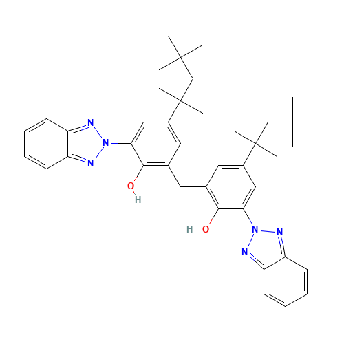 Ultraviolet Absorbent  UV-360 (CAS: 103597-45-1) - Chemical Structure and Molecular Formula 