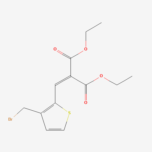 DIETHYL 2-([3-(BROMOMETHYL)-2-THIENYL]METHYLENE)MALONATE (CAS: 104085-30-5) - Related Chemical Product