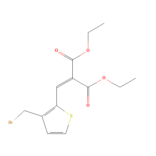 DIETHYL 2-([3-(BROMOMETHYL)-2-THIENYL]METHYLENE)MALONATE (CAS: 104085-30-5) - Related Chemical Product