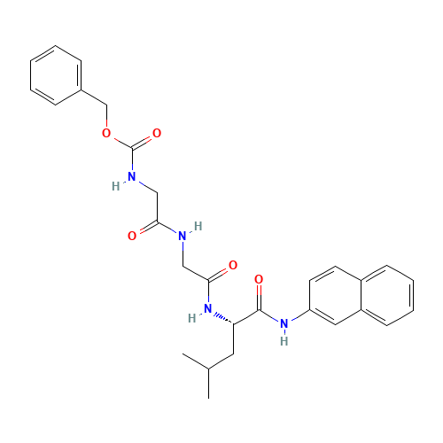 Z-GLY-GLY-LEU-BETANA (CAS: 104180-19-0) - Chemical Structure and Molecular Formula 