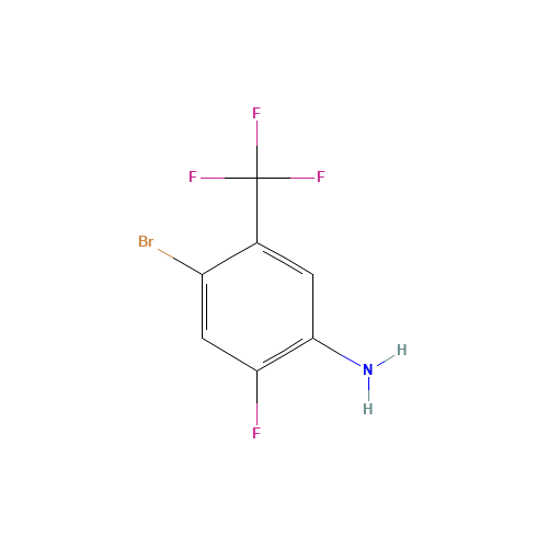 4-BROMO-2-FLUORO-5-(TRIFLUOROMETHYL)ANILINE (CAS: 104460-70-0) - Related Chemical Product
