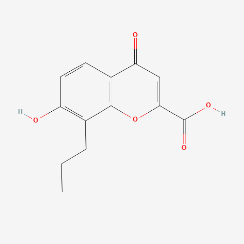 7-HYDROXY-4-OXO-8-PROPYL-4H-CHROMENE-2-CARBOXYLIC ACID (CAS: 105212-09-7) - Related Chemical Product