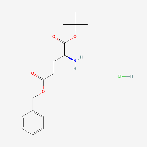 H-GLU(OBZL)-OTBU HCL (CAS: 105590-97-4) - Chemical Structure and Molecular Formula 