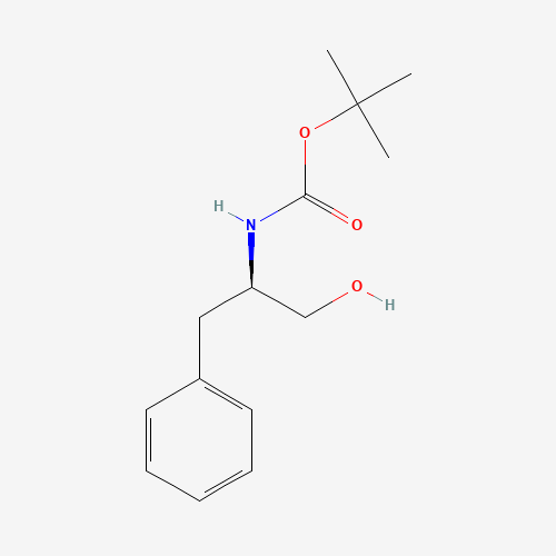 N-Boc-D-Phenylalaninol (CAS: 106454-69-7) - Chemical Structure and Molecular Formula 