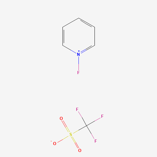 1-FLUOROPYRIDINIUM TRIFLATE (CAS: 107263-95-6) - Chemical Structure and Molecular Formula 