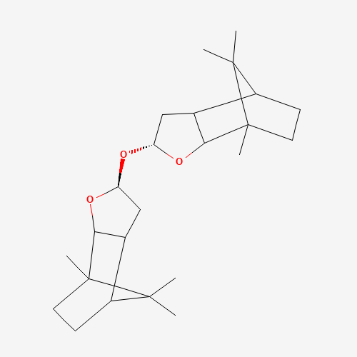 (2S)-(-)-2,2'-OXYBIS(OCTAHYDRO-7,8,8-TRIMETHYL-4,7-METHANOBENZOFURAN) (CAS: 108031-80-7) - Chemical Structure and Molecular Formula 