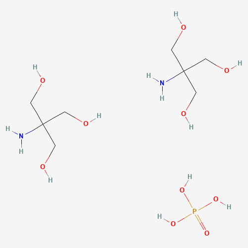 DI[TRIS(HYDROXYMETHYL)AMINOMETHANE] PHOSPHATE (CAS: 108321-11-5) - Chemical Structure and Molecular Formula 
