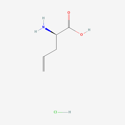 D-Allylglycine hydrochloride (CAS: 108412-04-0) - Chemical Structure and Molecular Formula 