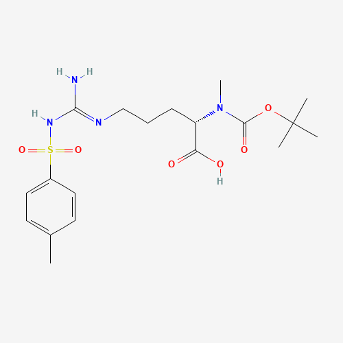 BOC-N-ME-ARG(TOS)-OH (CAS: 108695-16-5) - Chemical Structure and Molecular Formula 