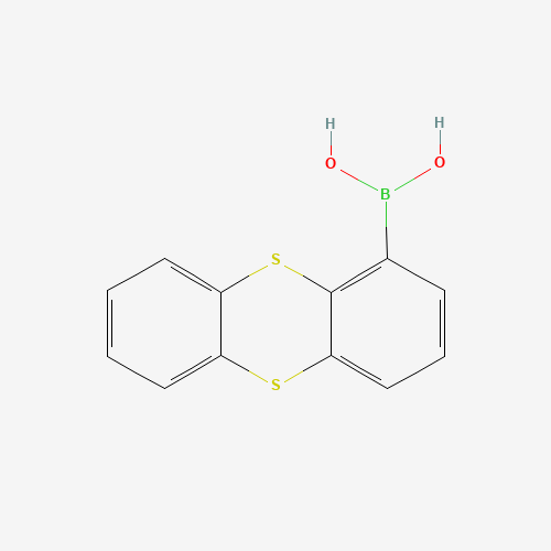 THIANTHRENE-1-BORONIC ACID (CAS: 108847-76-3) - Chemical Structure and Molecular Formula 