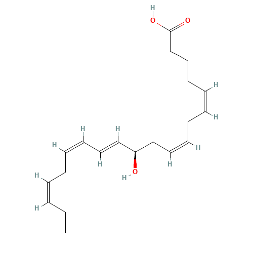 11(R)-HEPE (CAS: 109430-11-7) - Chemical Structure and Molecular Formula 