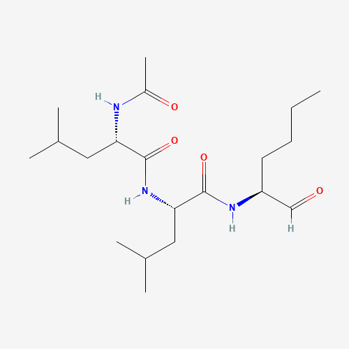 CALPAIN INHIBITOR I (CAS: 110044-82-1) - Chemical Structure and Molecular Formula 