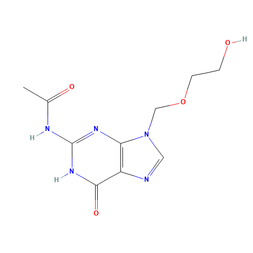 N2-ACETYL-9-[(2'-HYDROXYETHOXY)METHYL]GUANINE (CAS: 110104-37-5) - Related Chemical Product
