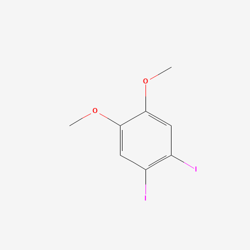 1,2-DIIODO-4,5-DIMETHOXYBENZENE (CAS: 110190-08-4) - Chemical Structure and Molecular Formula 