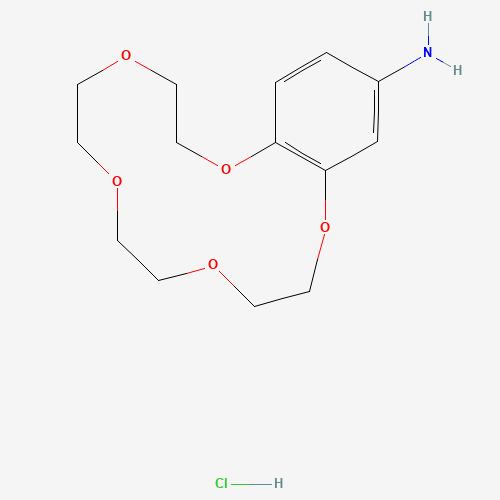 4-Aminobenzo-15-crown-5 hydrochloride (CAS: 111076-66-5) - Chemical Structure and Molecular Formula 